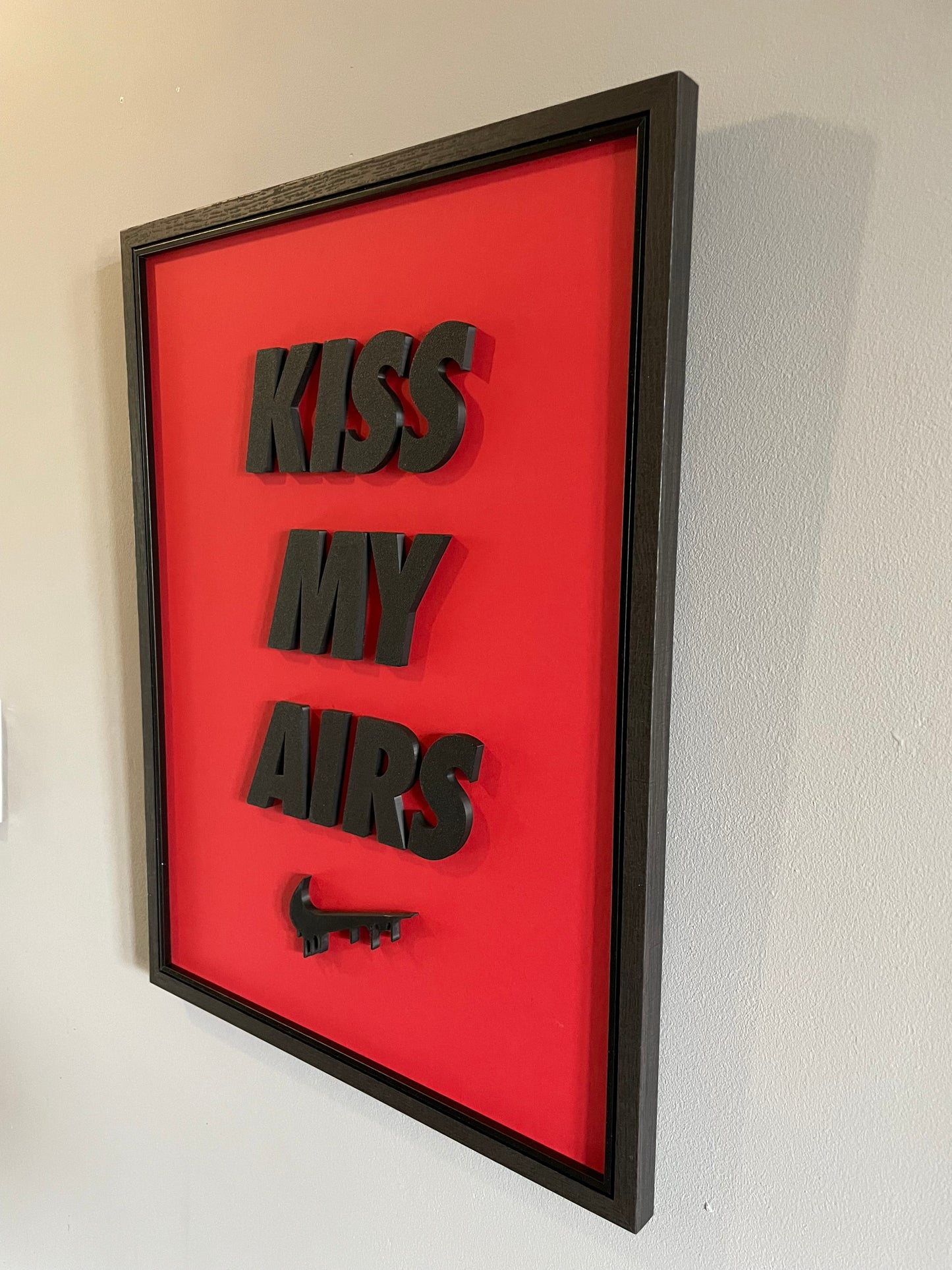 KISS MY AIRS - Red & Black