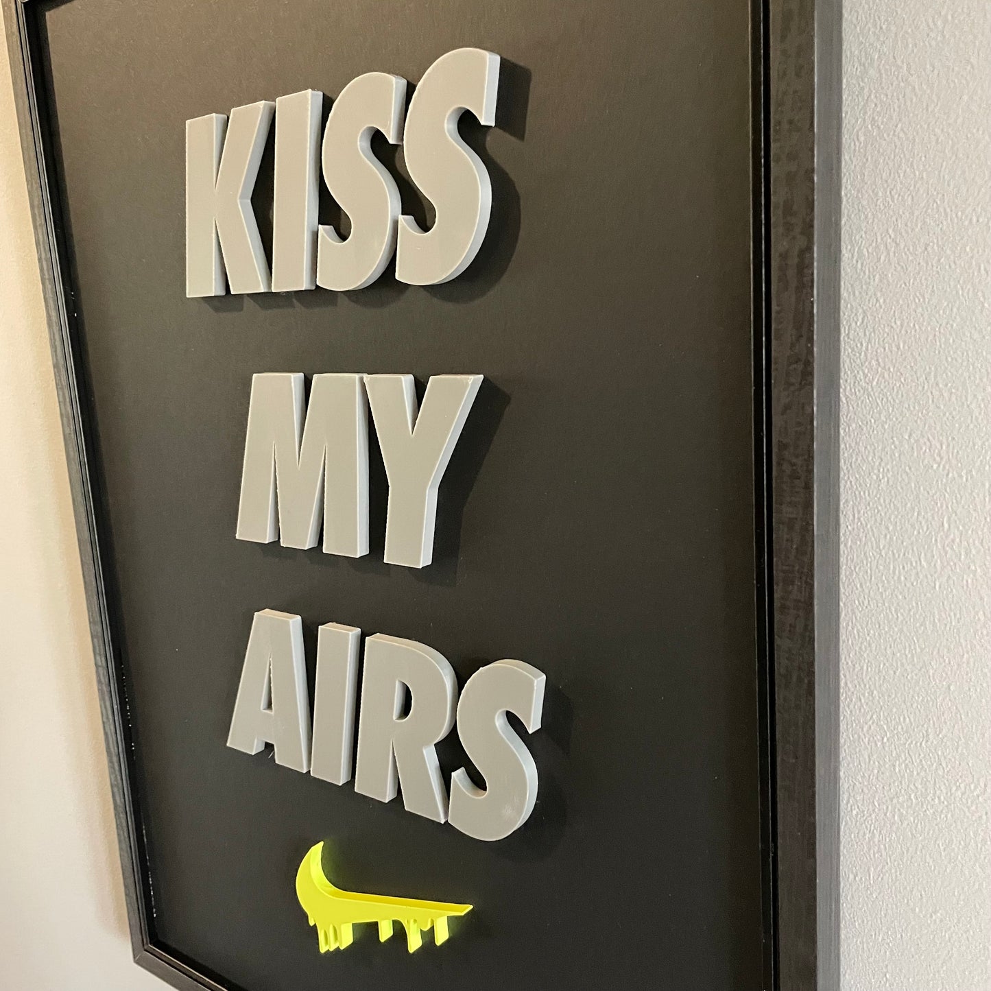 KISS MY AIRS -Black, Grey and Neon