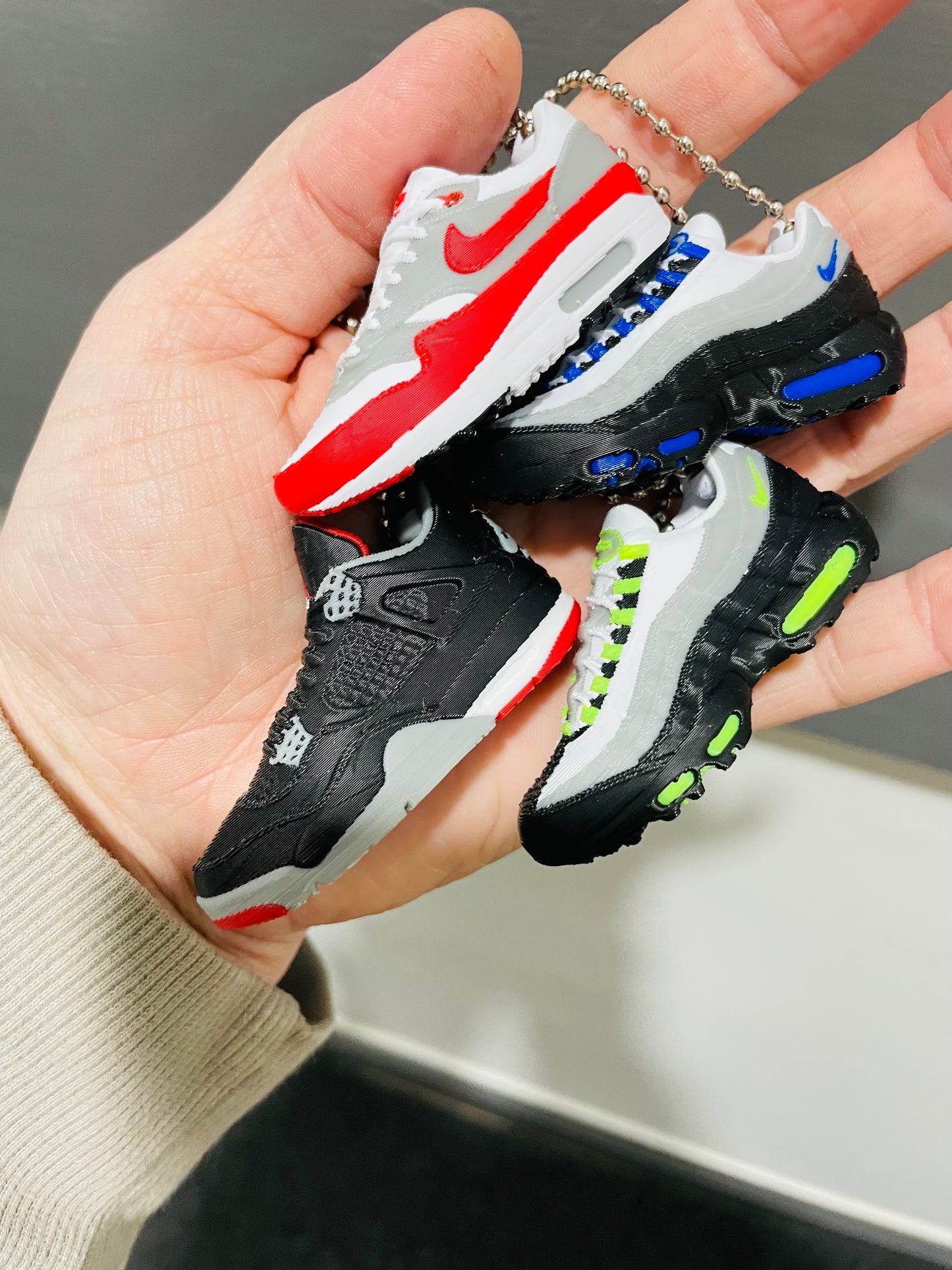 Air Max 1 multi colour Keyring