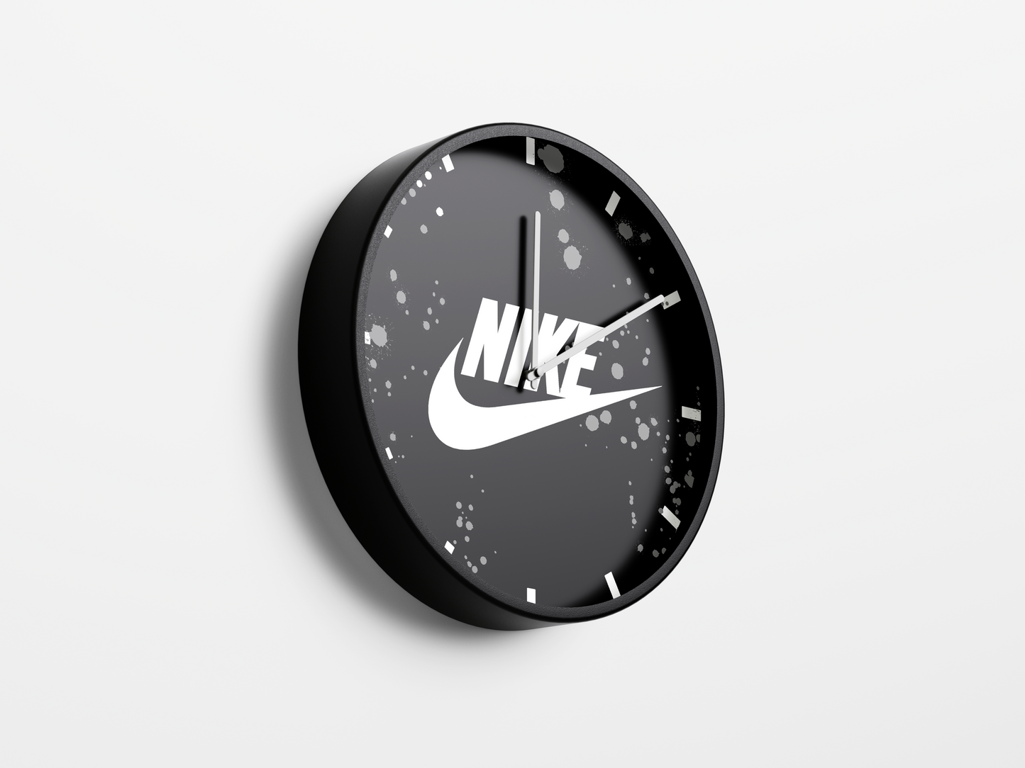 Nike wall Clock - Black