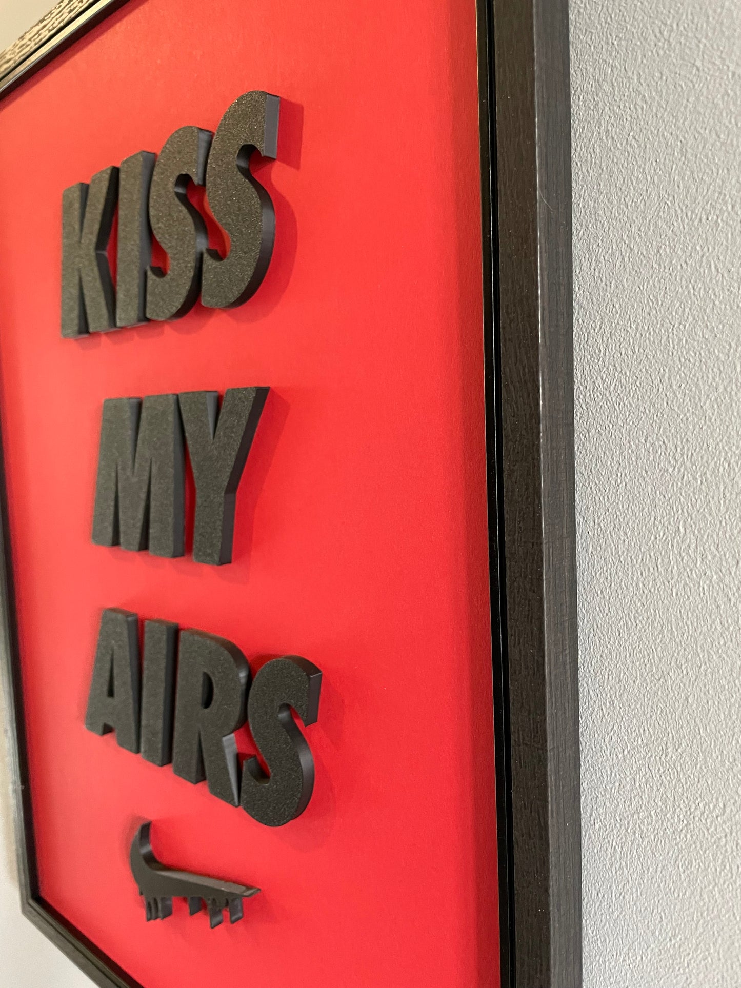 KISS MY AIRS - Red & Black