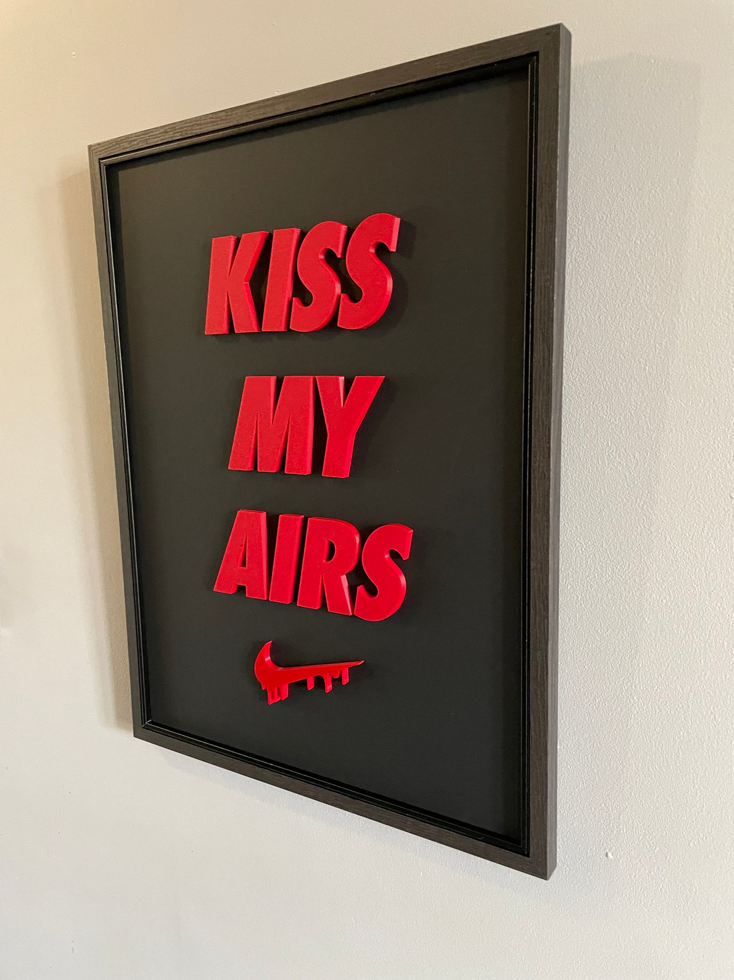 KISS MY AIRS -Black & Red