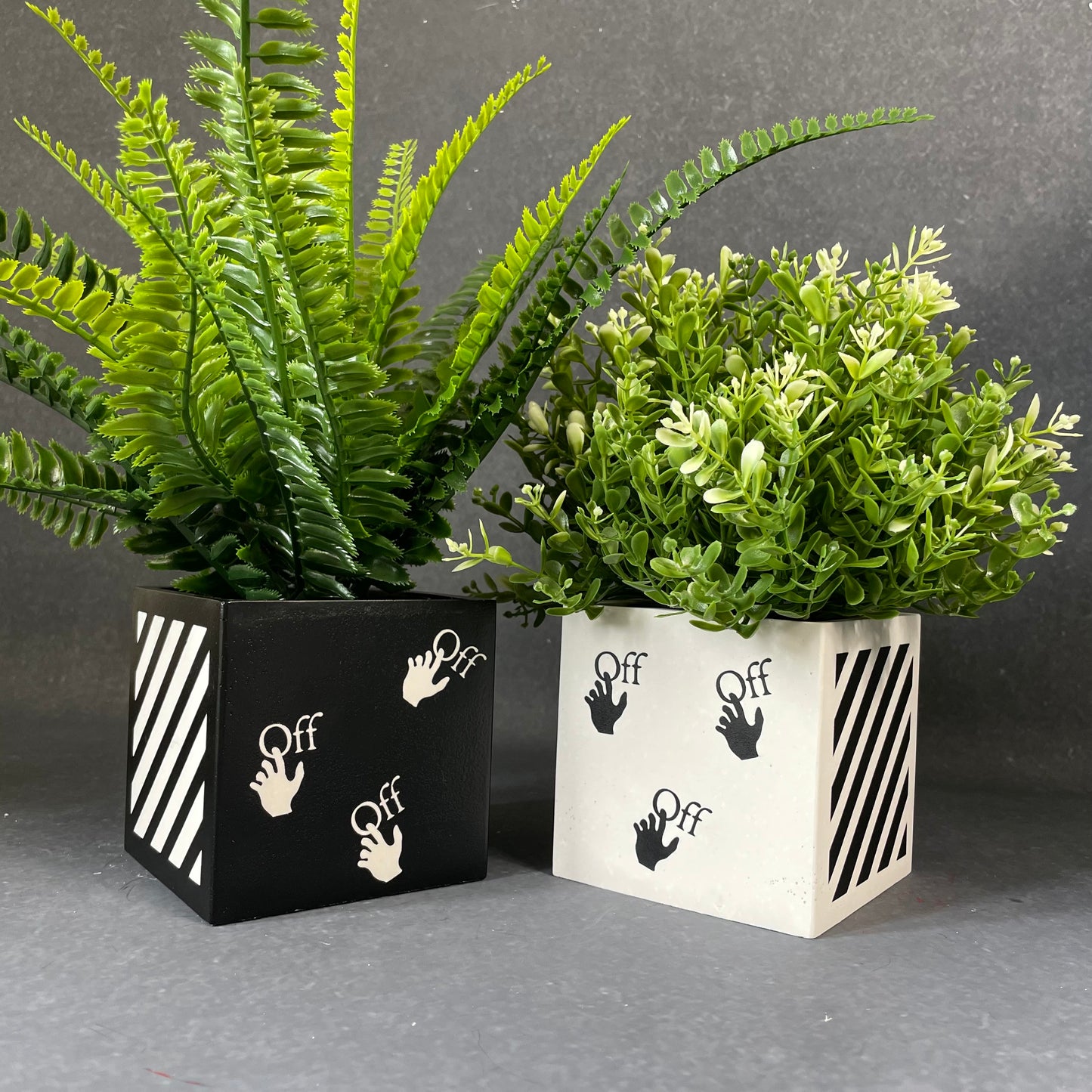 Box planter - Off-White