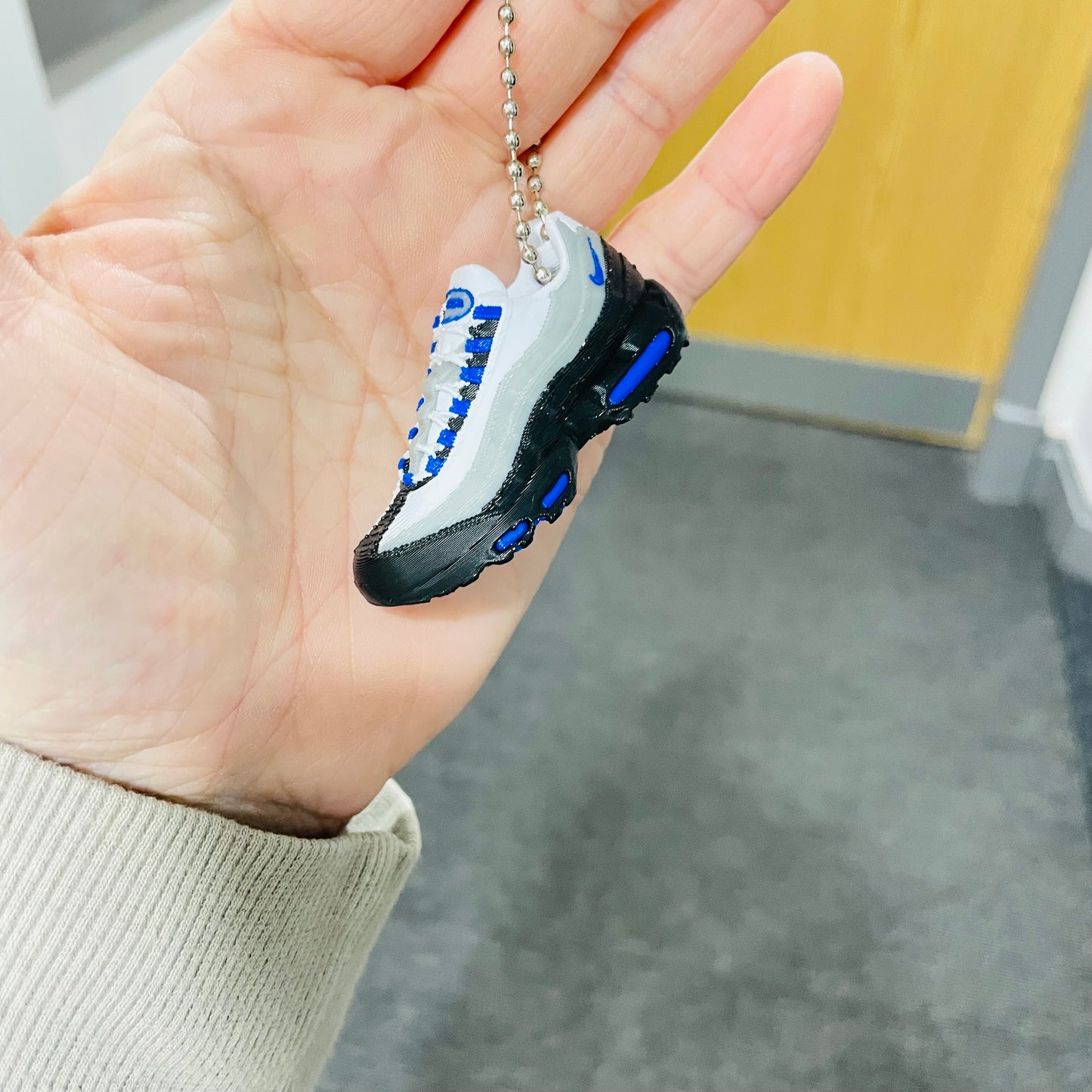 Air Max 95 multi colour Blue Keyring