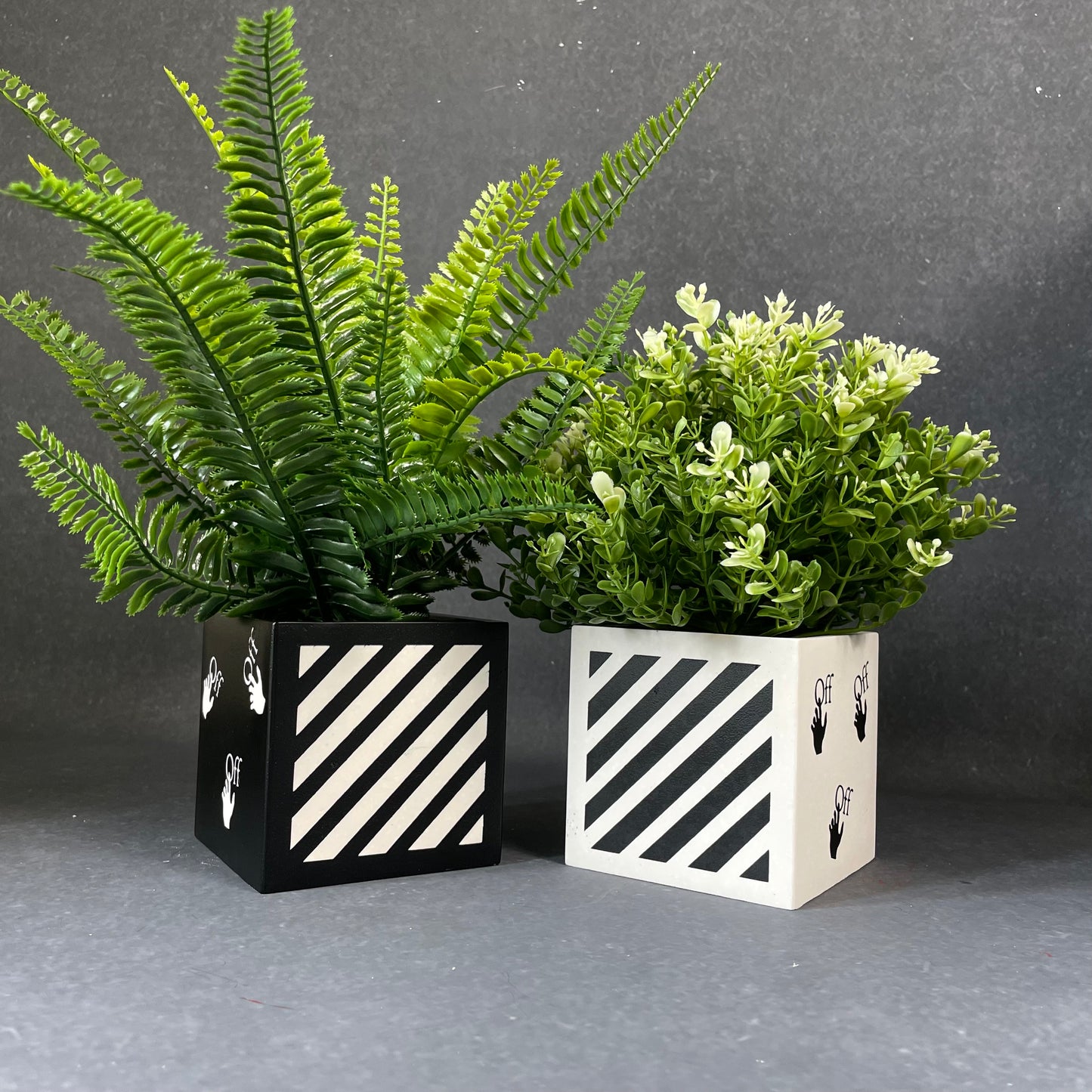 Box planter - Off-White