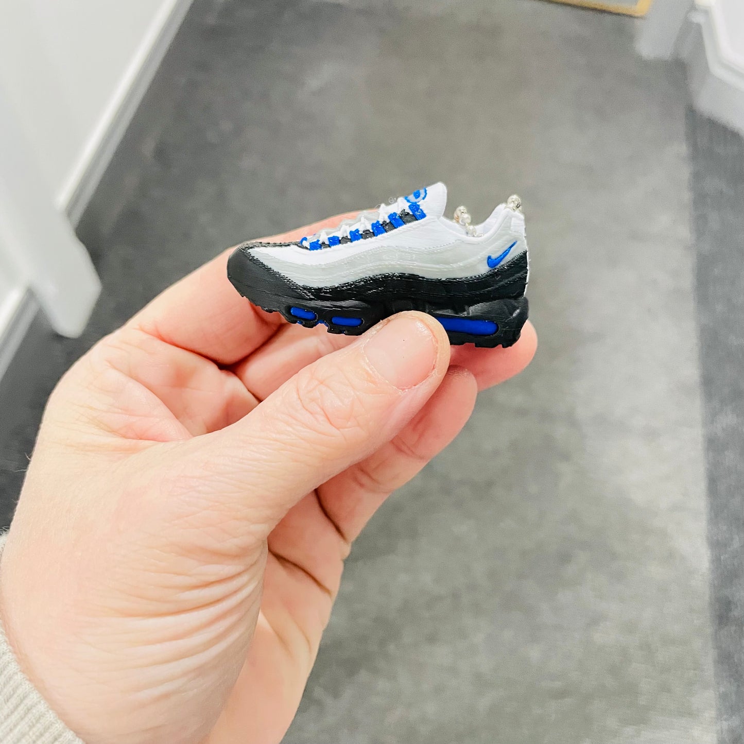 Air Max 95 multi colour Blue Keyring