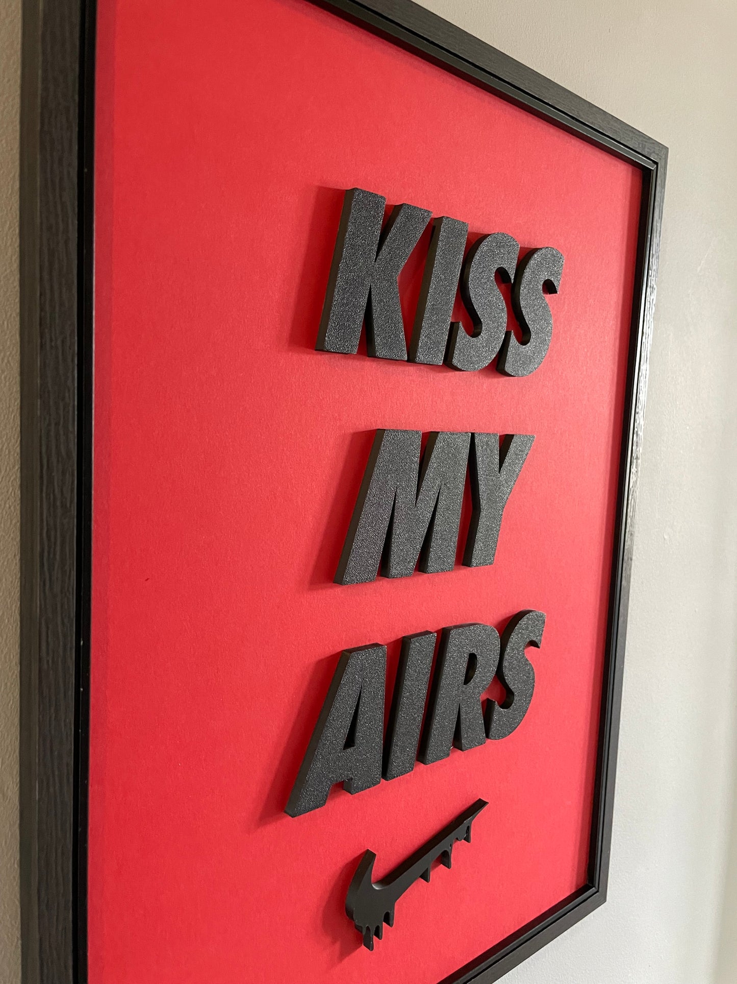 KISS MY AIRS - Red & Black