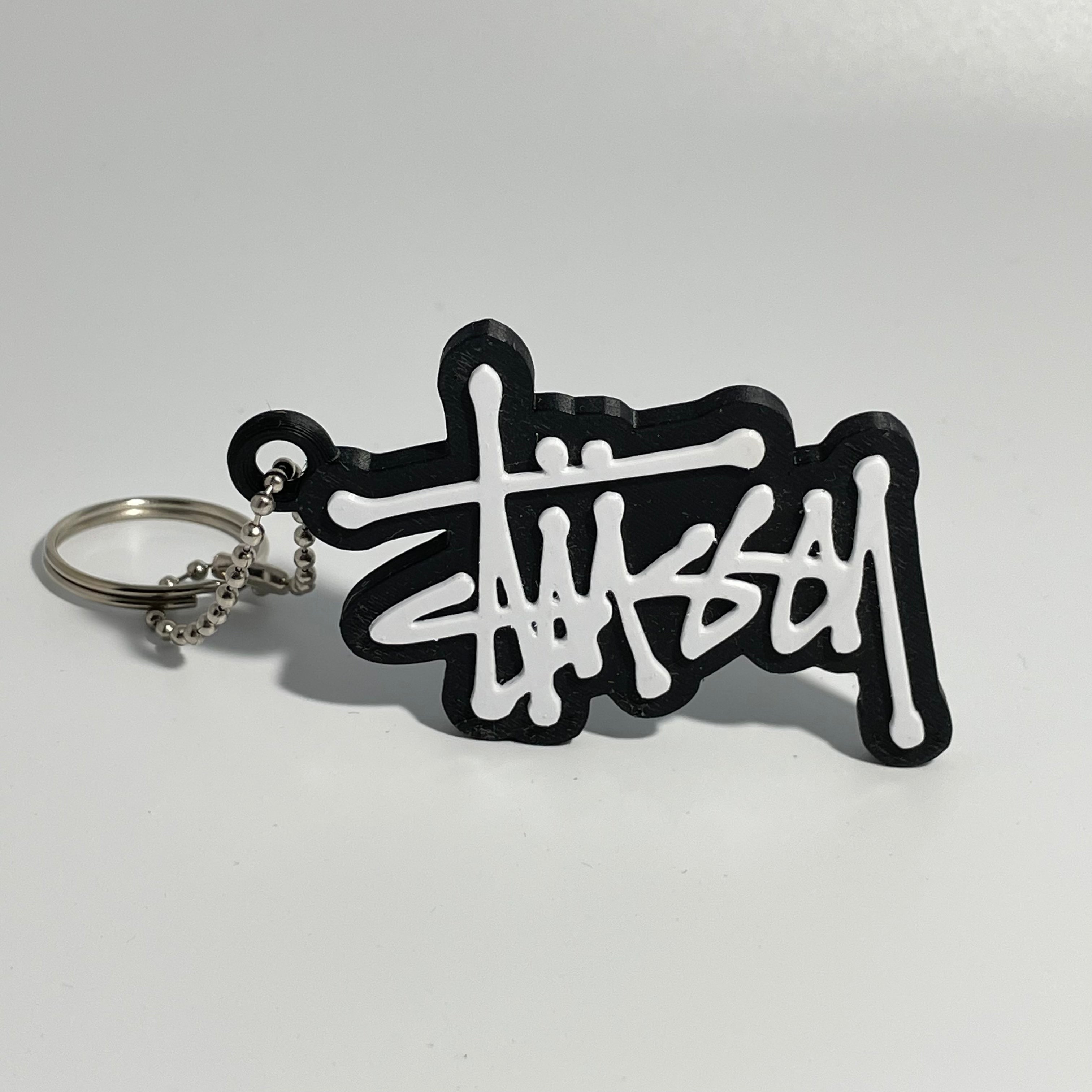 Stussy badge discount keychain