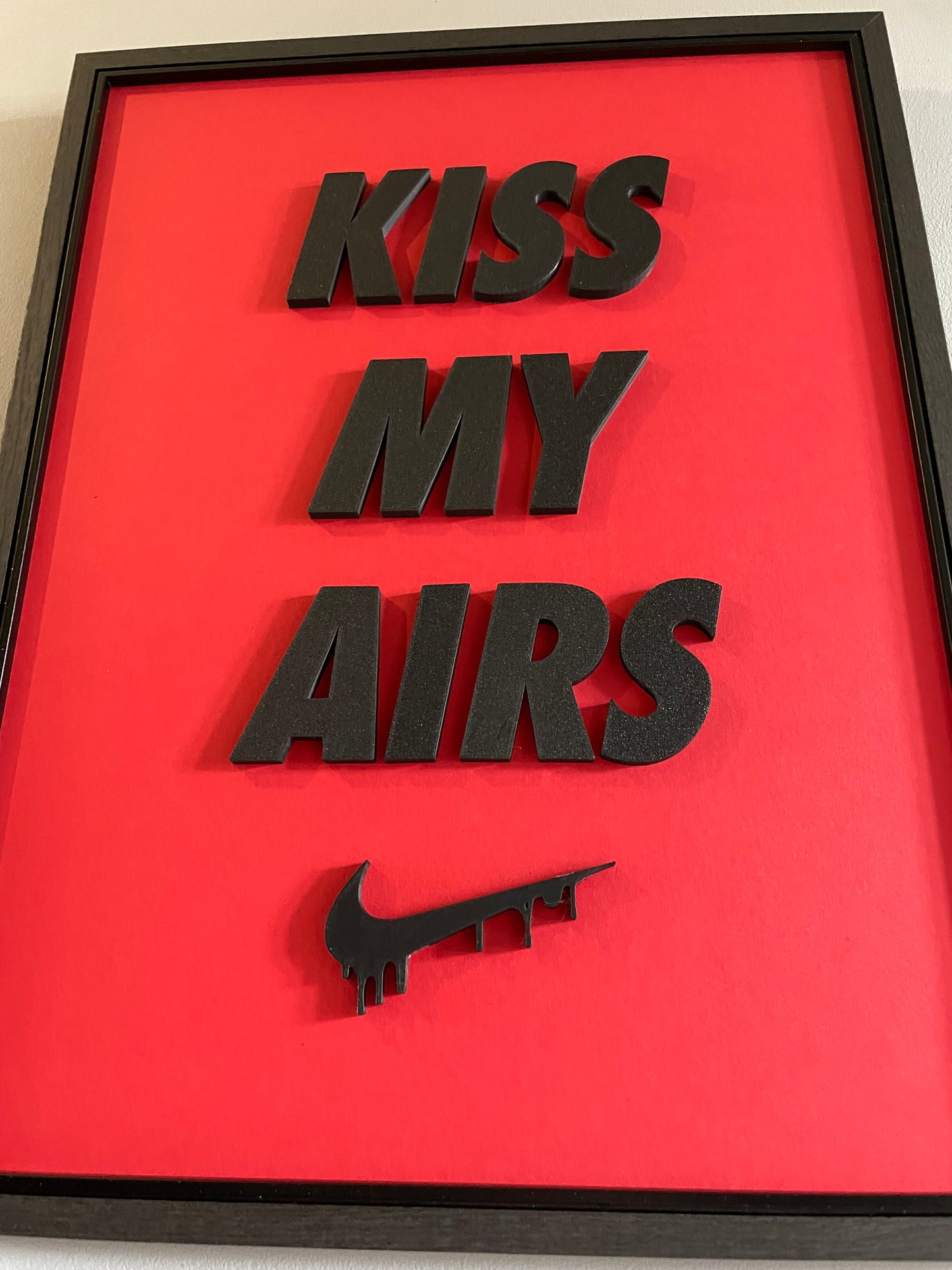 KISS MY AIRS - Red & Black