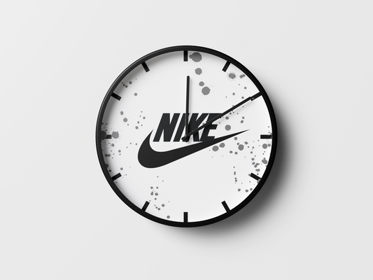 Nike wall Clock - White