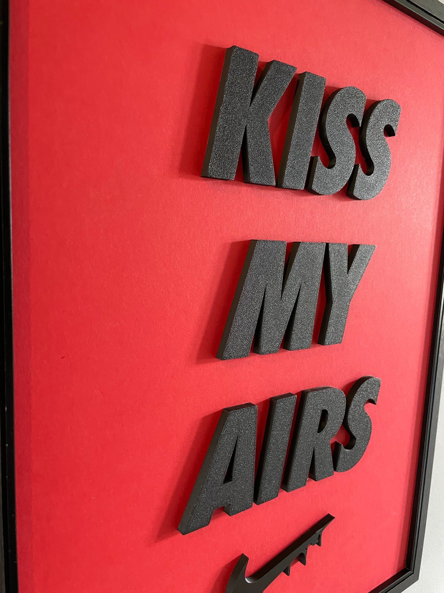 KISS MY AIRS - Red & Black