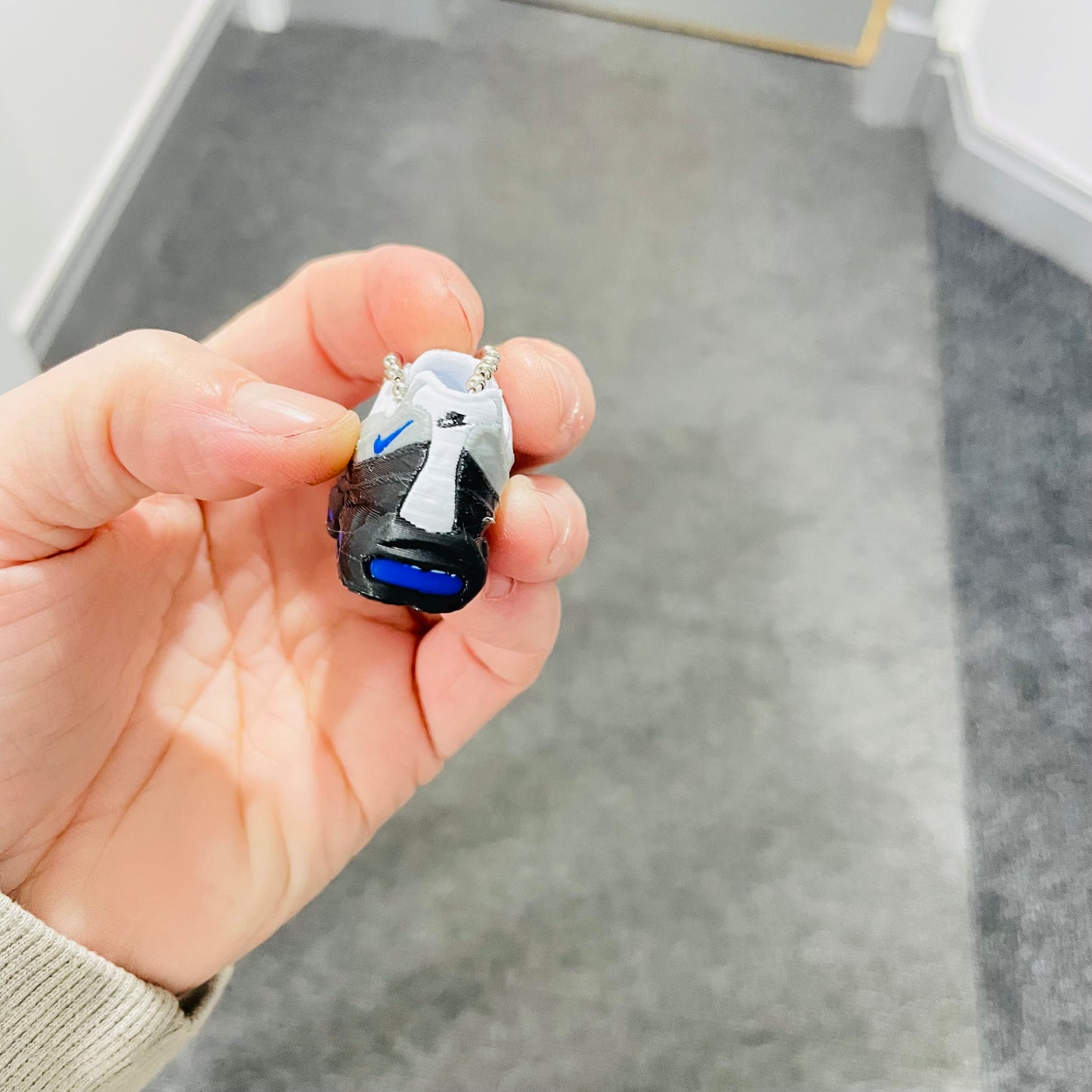 Air Max 95 multi colour Blue Keyring