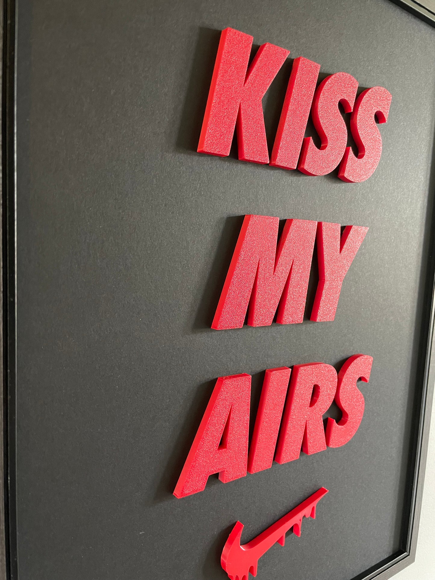 KISS MY AIRS -Black & Red