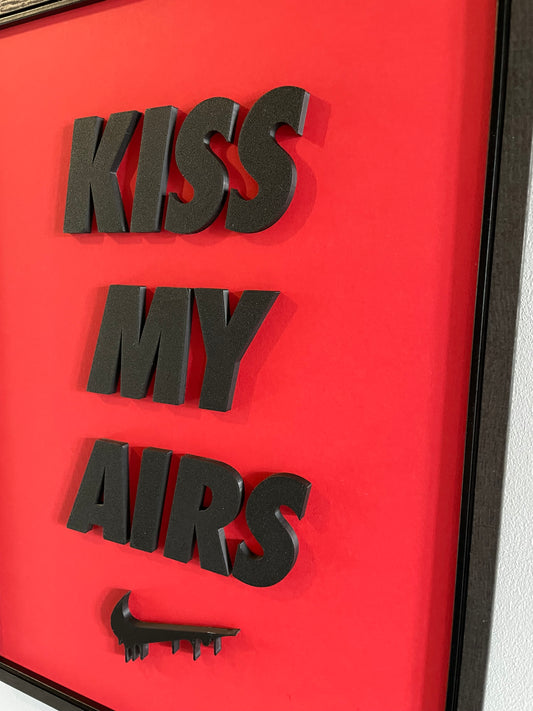 KISS MY AIRS - Red & Black