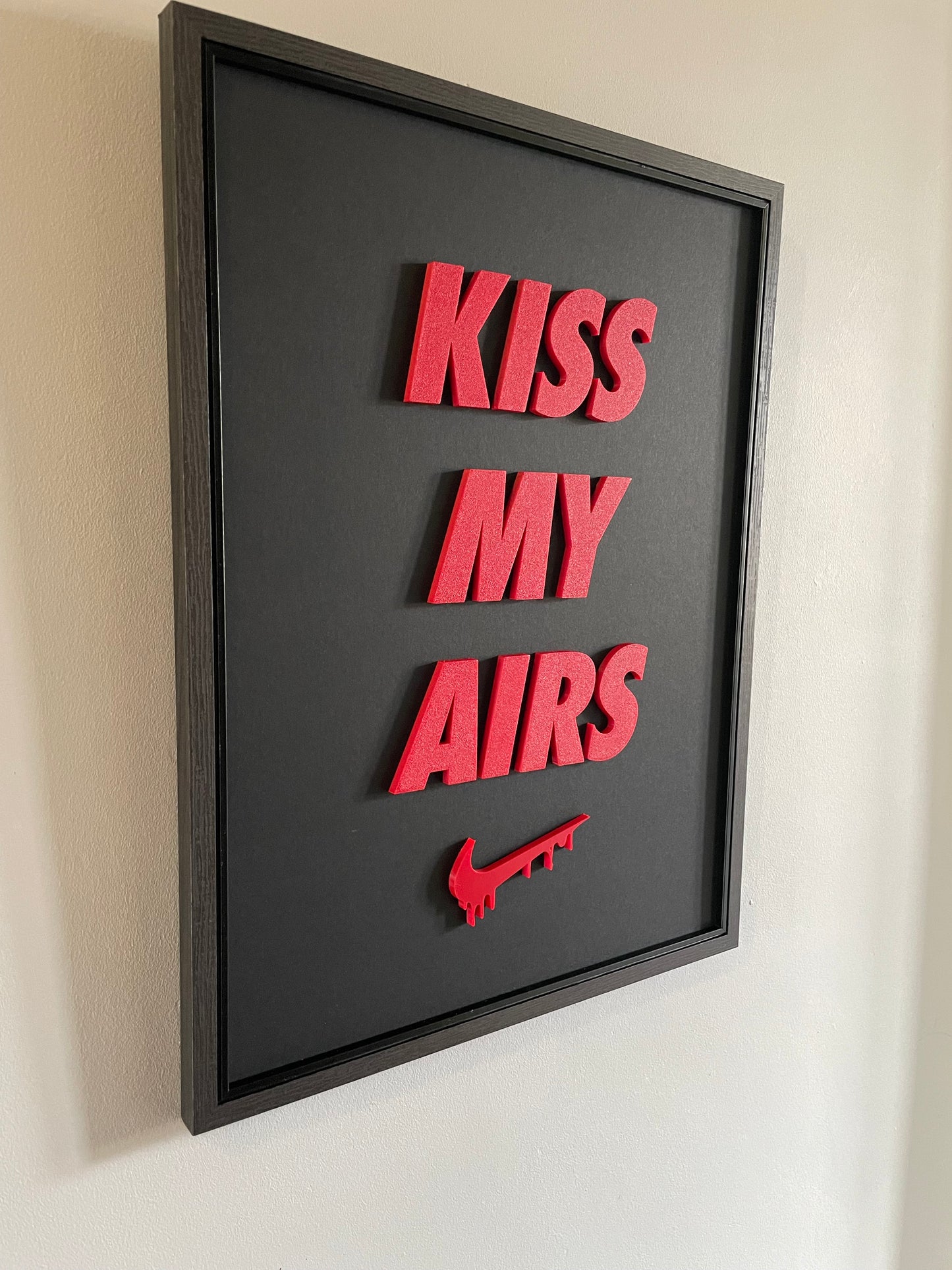 KISS MY AIRS -Black & Red