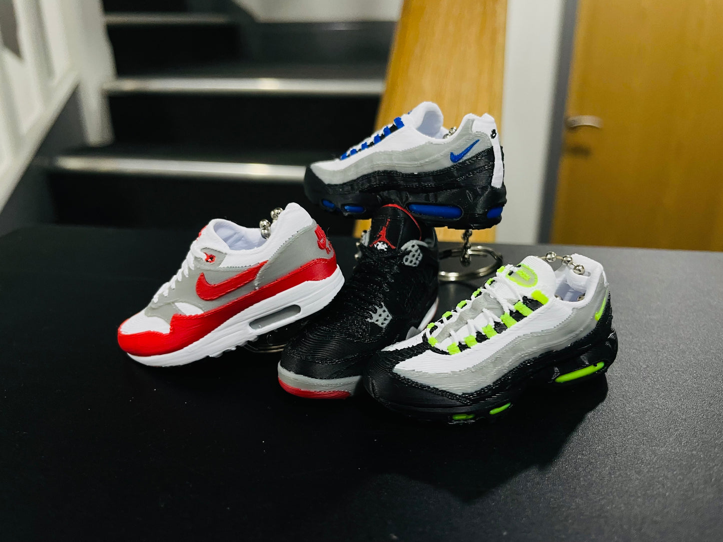 Air Max 95 multi colour Blue Keyring