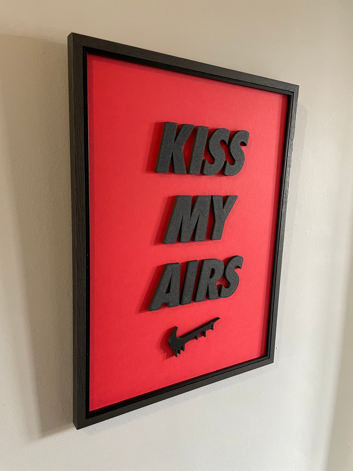 KISS MY AIRS - Red & Black