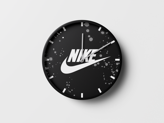 Nike wall Clock - Black