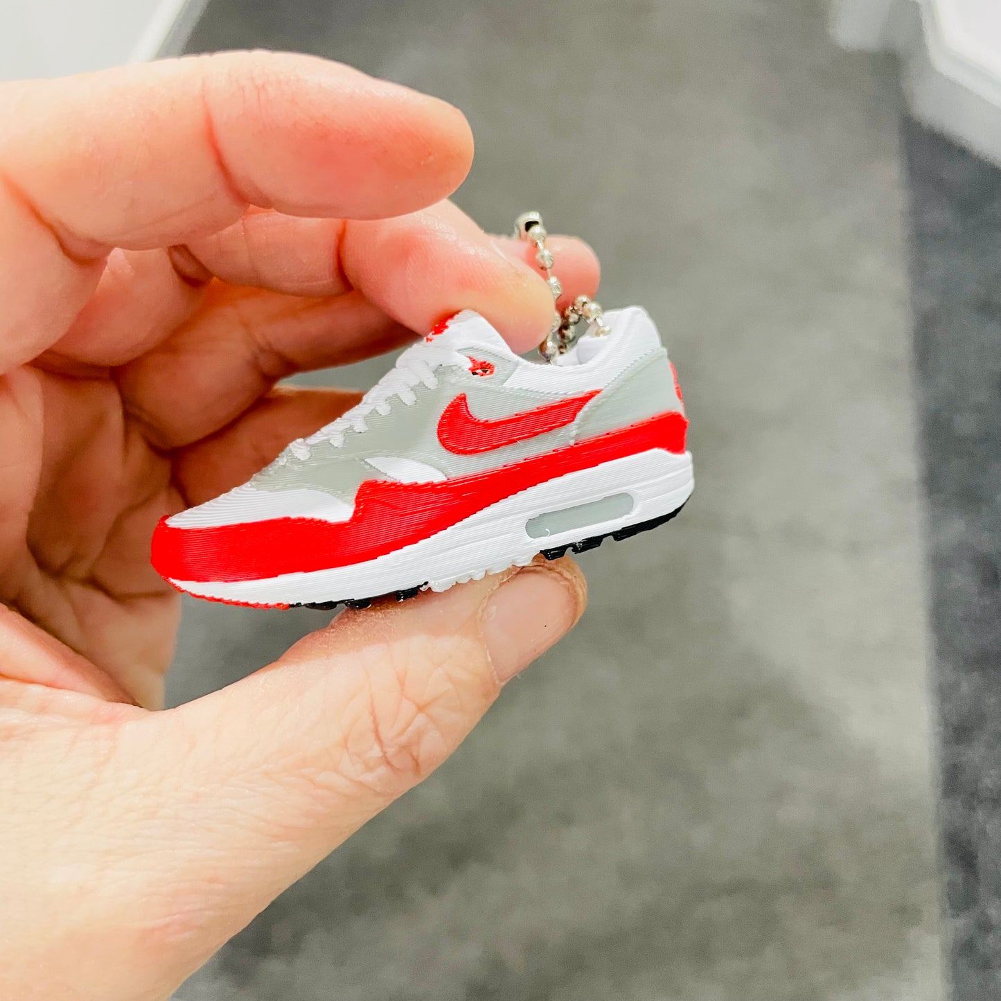 Air Max 1 multi colour Keyring