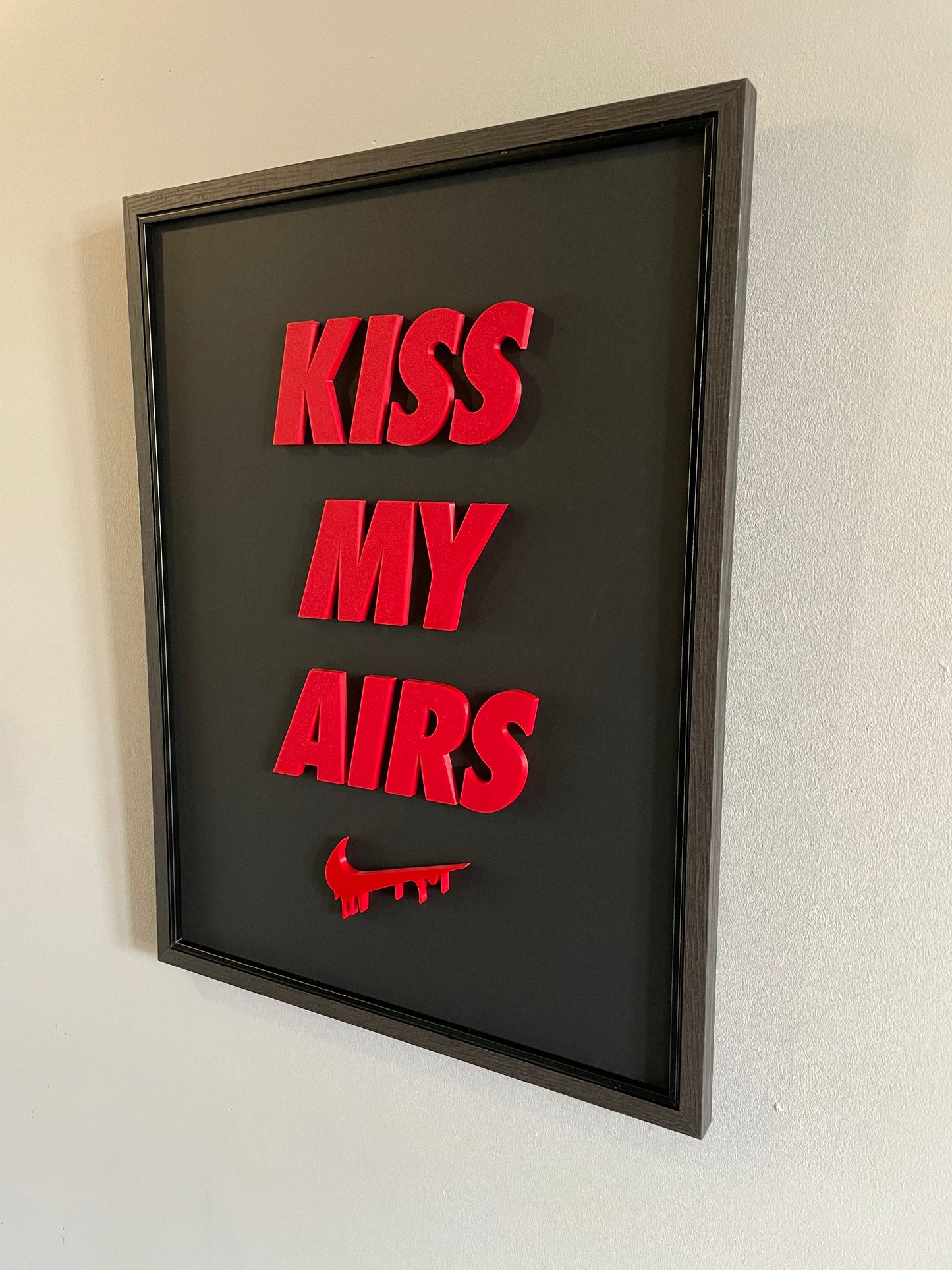 KISS MY AIRS -Black & Red