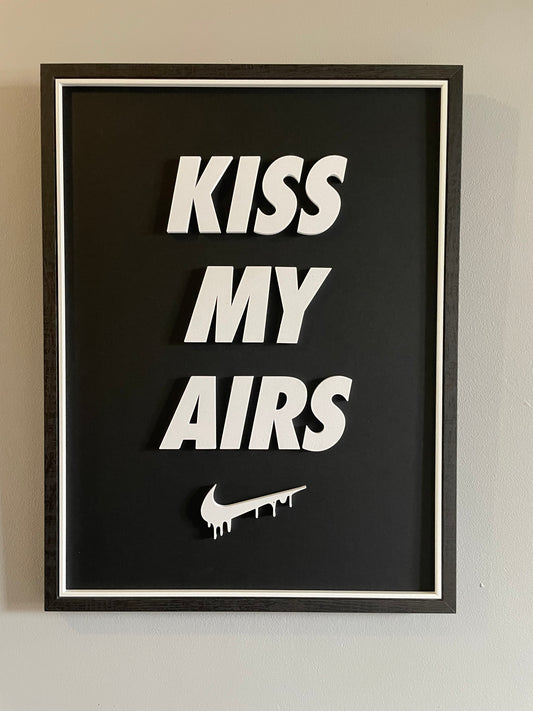 KISS MY AIRS -Black & White