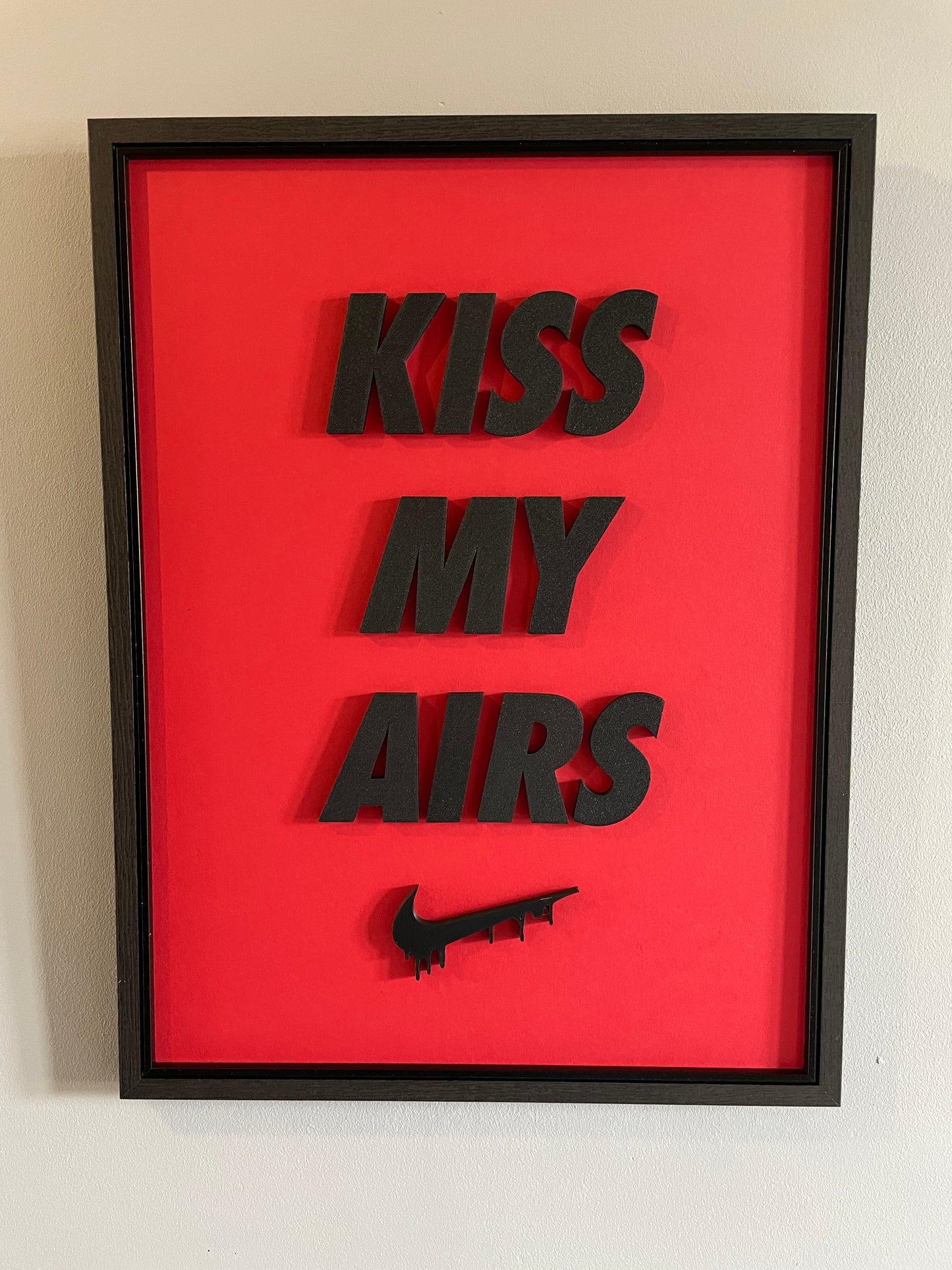 KISS MY AIRS - Red & Black