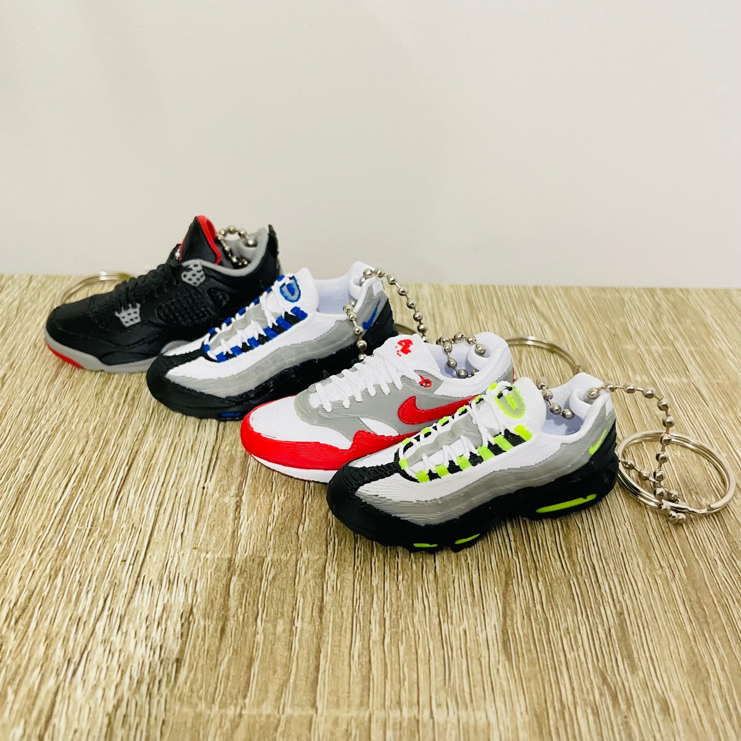 Air Max 95 multi colour Blue Keyring