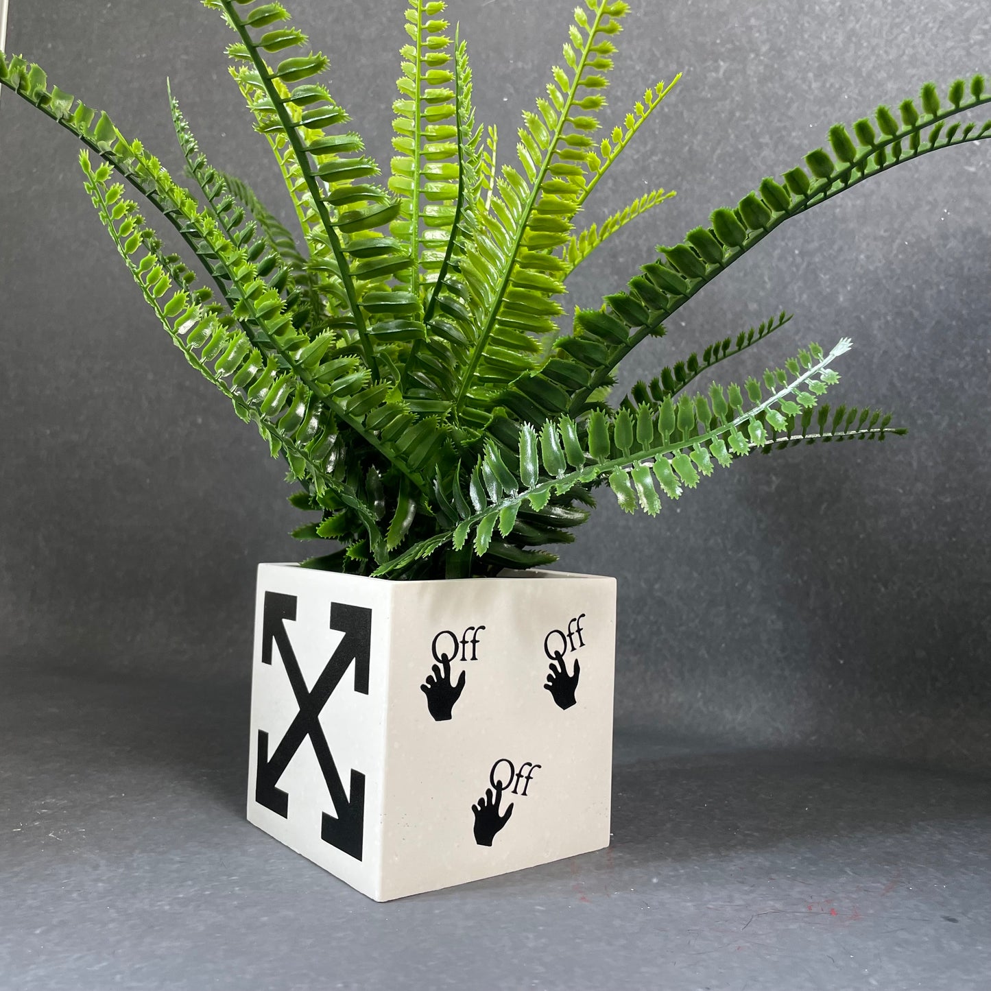 Box planter - Off-White