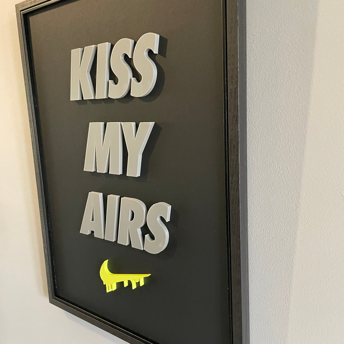 KISS MY AIRS -Black, Grey and Neon