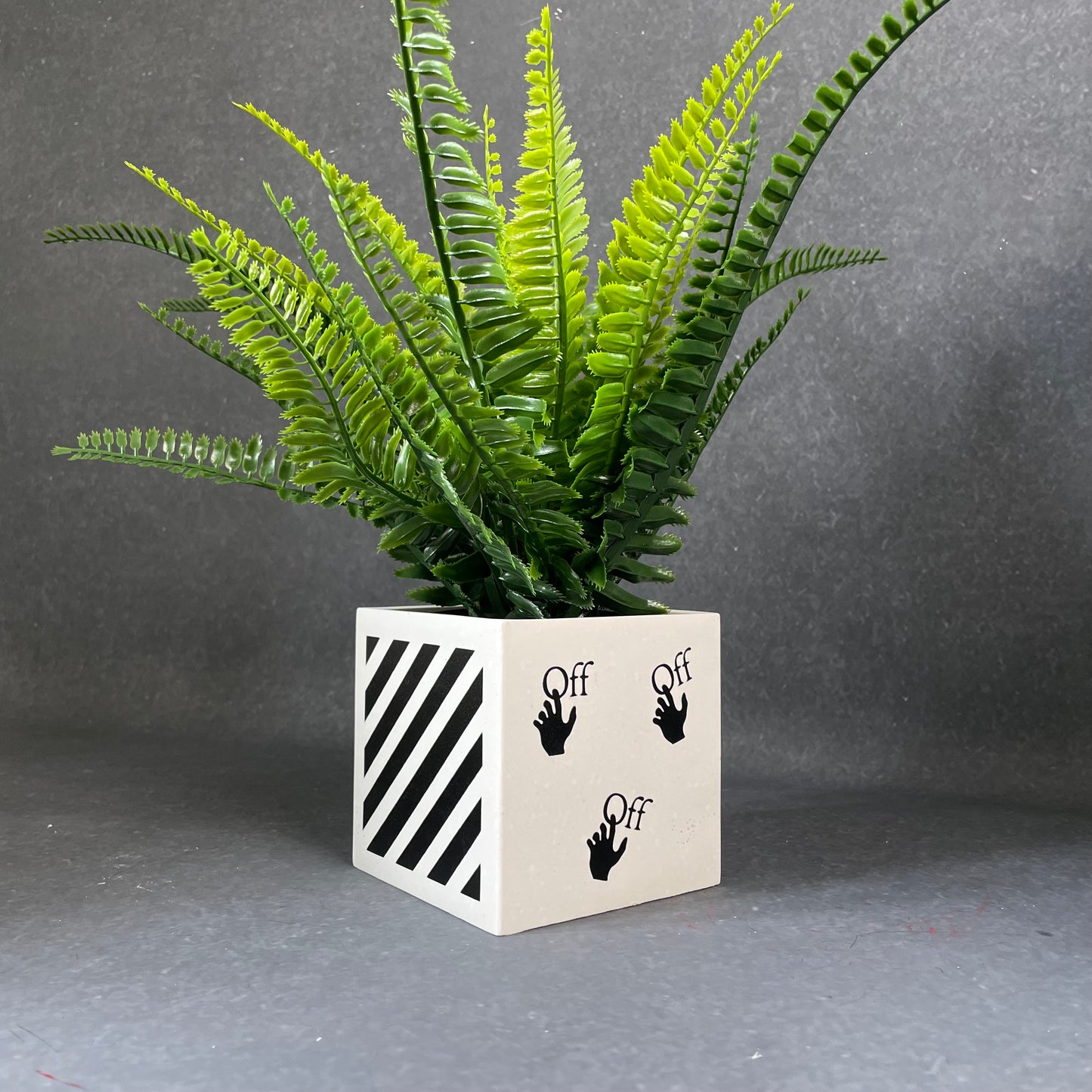 Box planter - Off-White