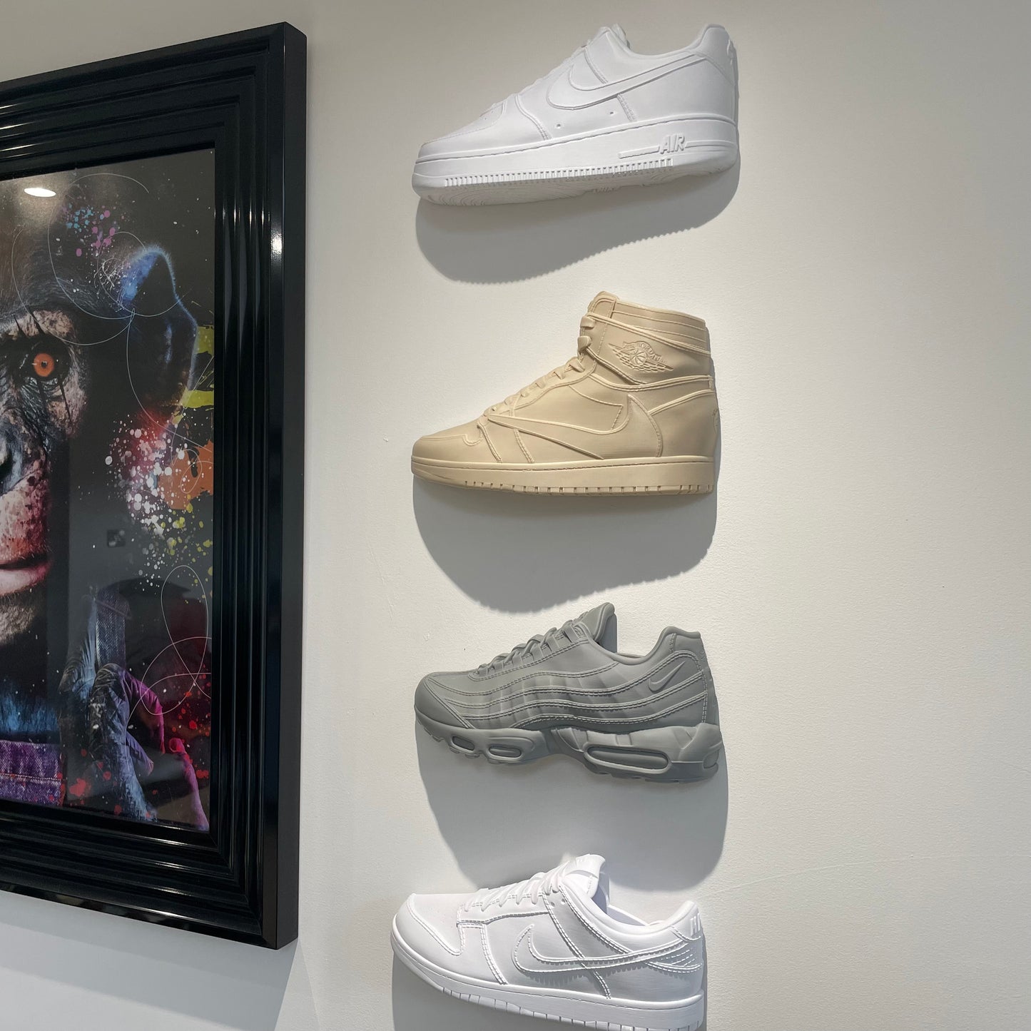 Wall Mounted Half Sneakers