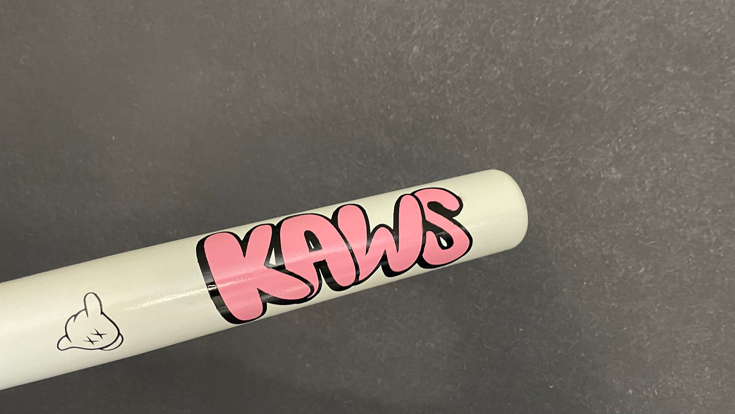 Kaws Pink Baseball Bat