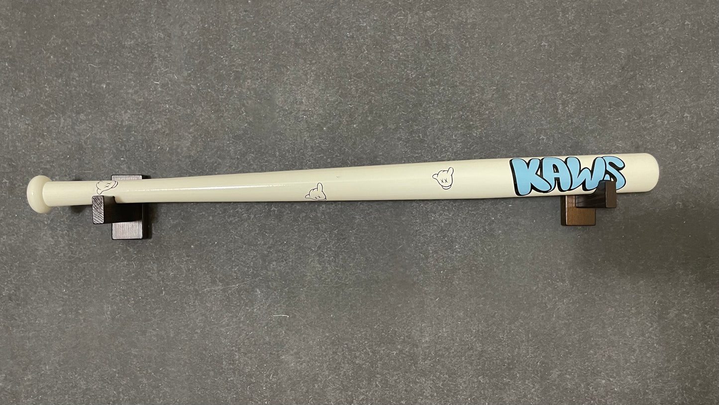 Kaws Blue Baseball Bat