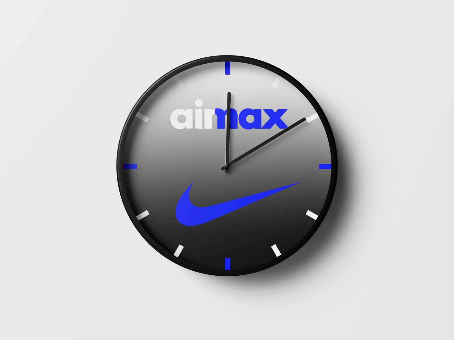 Air Max Blue Wall Clock