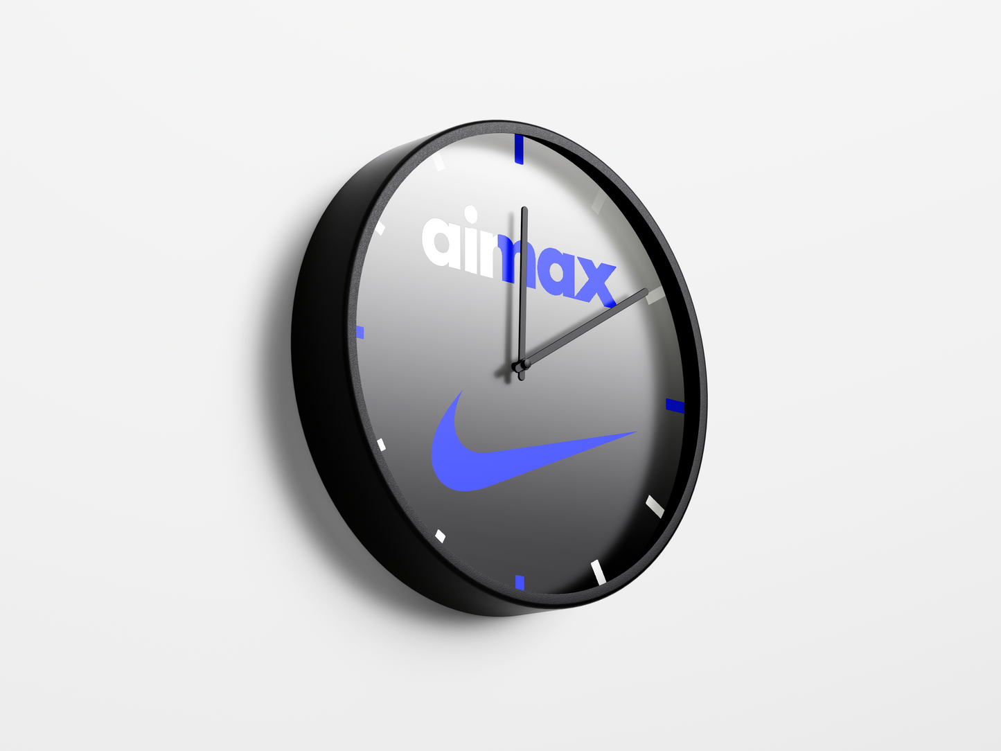 Air Max Blue Wall Clock