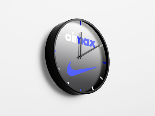 Air Max Blue Wall Clock