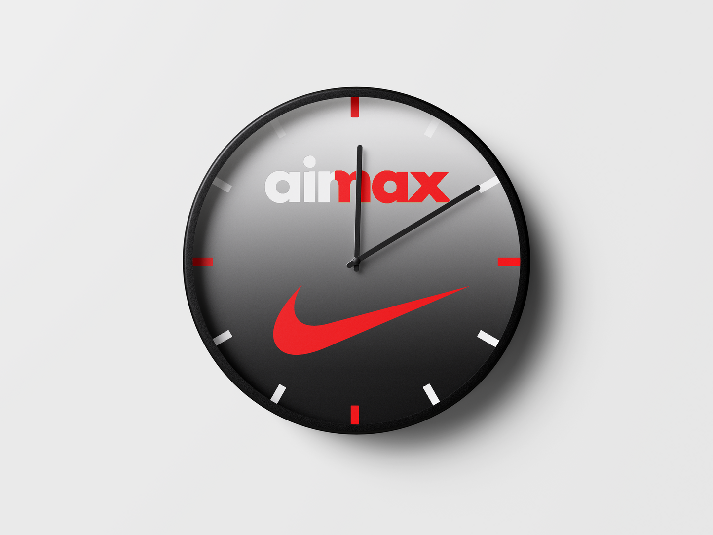 Air Max Red Wall Clock