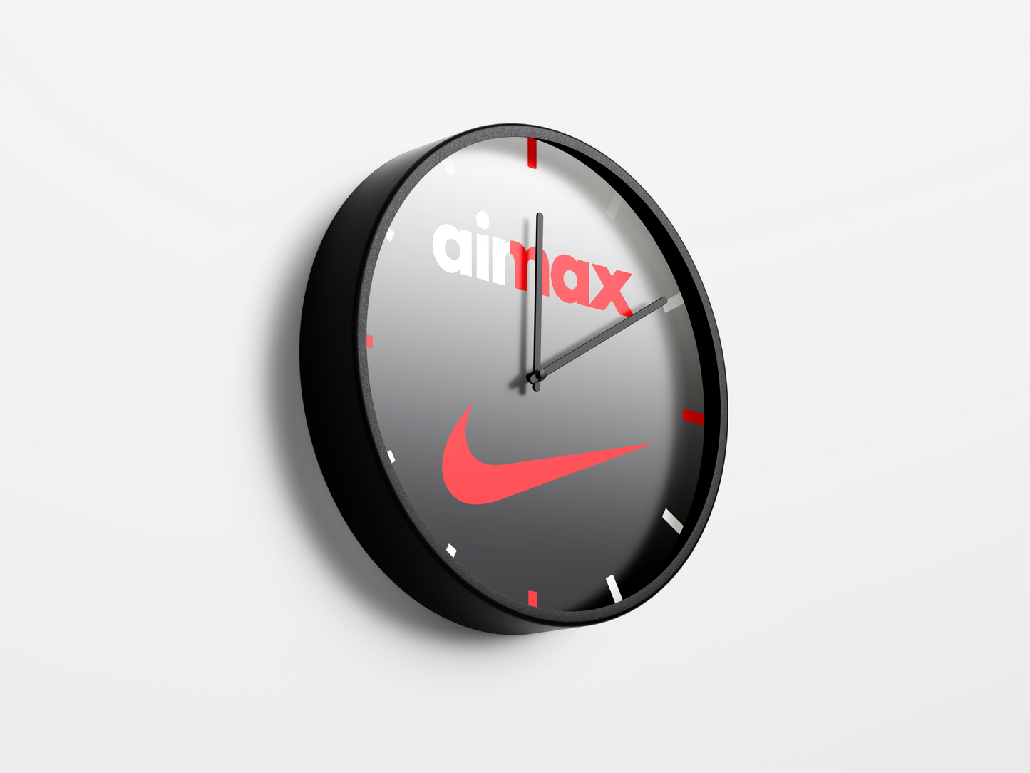 Air Max Red Wall Clock