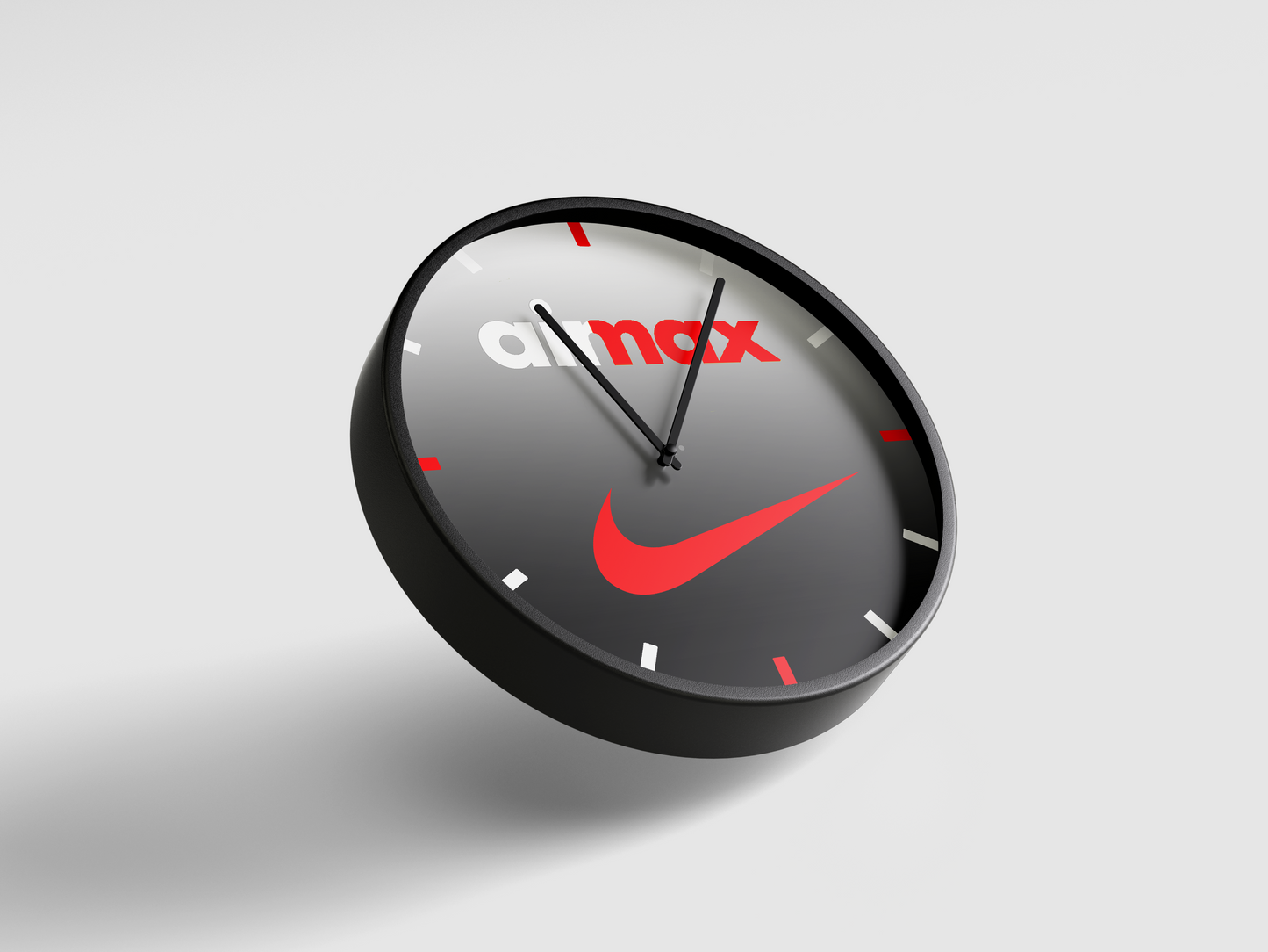 Air Max Red Wall Clock