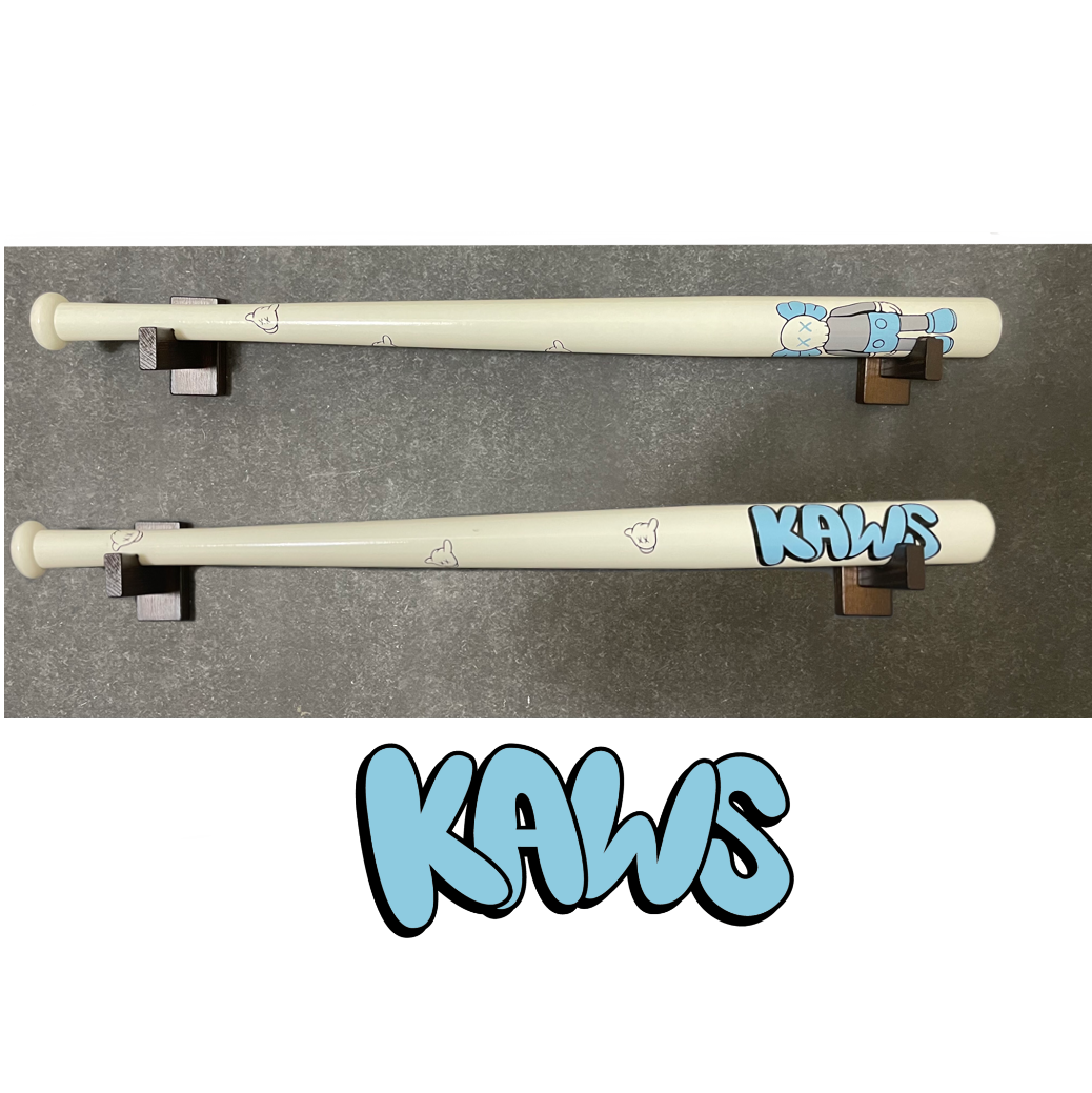 Kaws Blue Baseball Bat