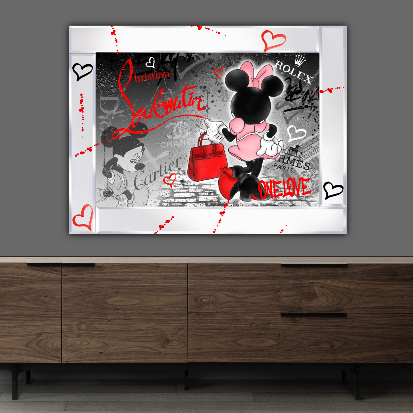 One love - Minnie graffiti