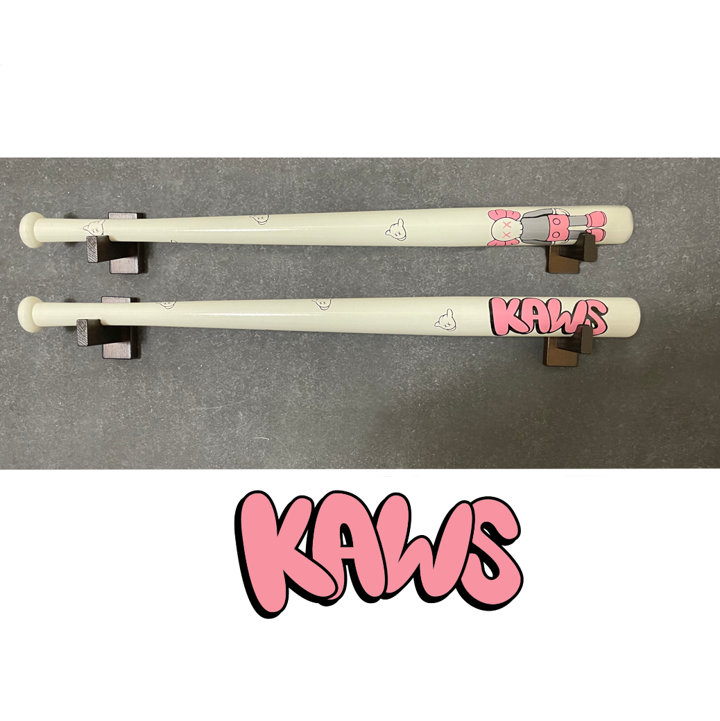 Kaws Pink Baseball Bat