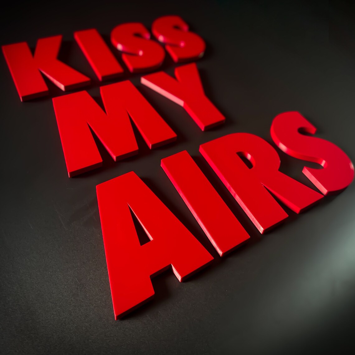 KISS MY AIRS -Black & Red