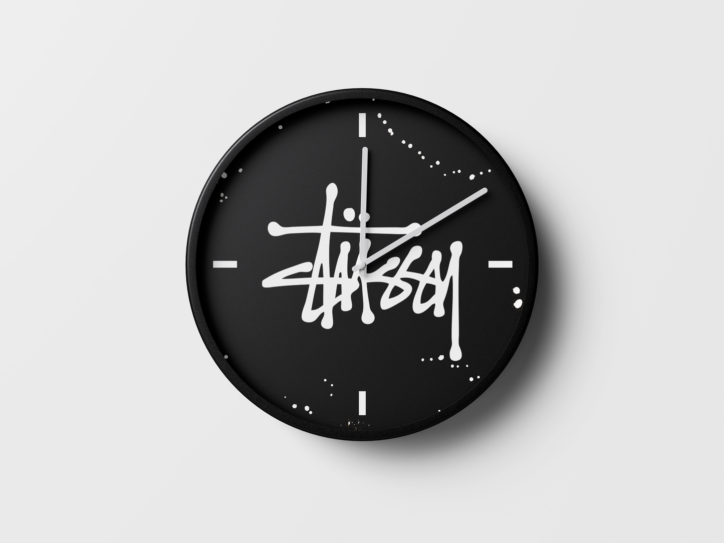 Stussy wall Clock