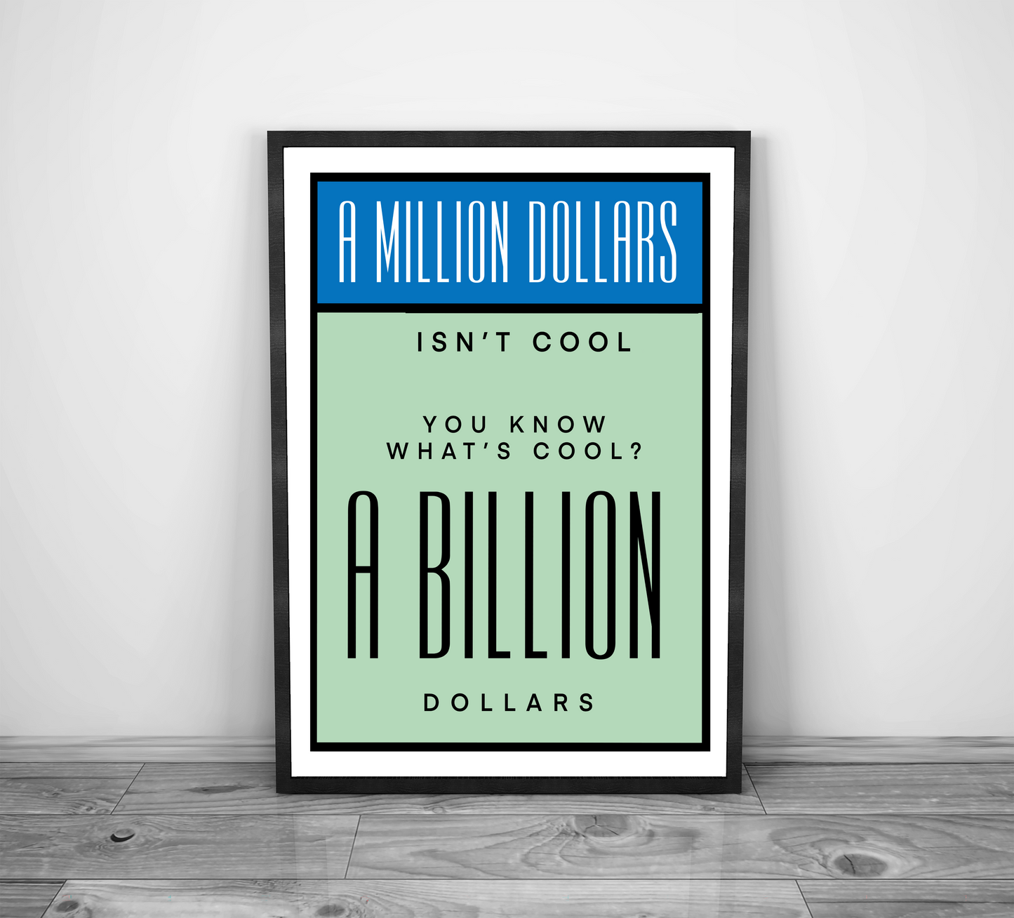 Monopoly - A billion dollars