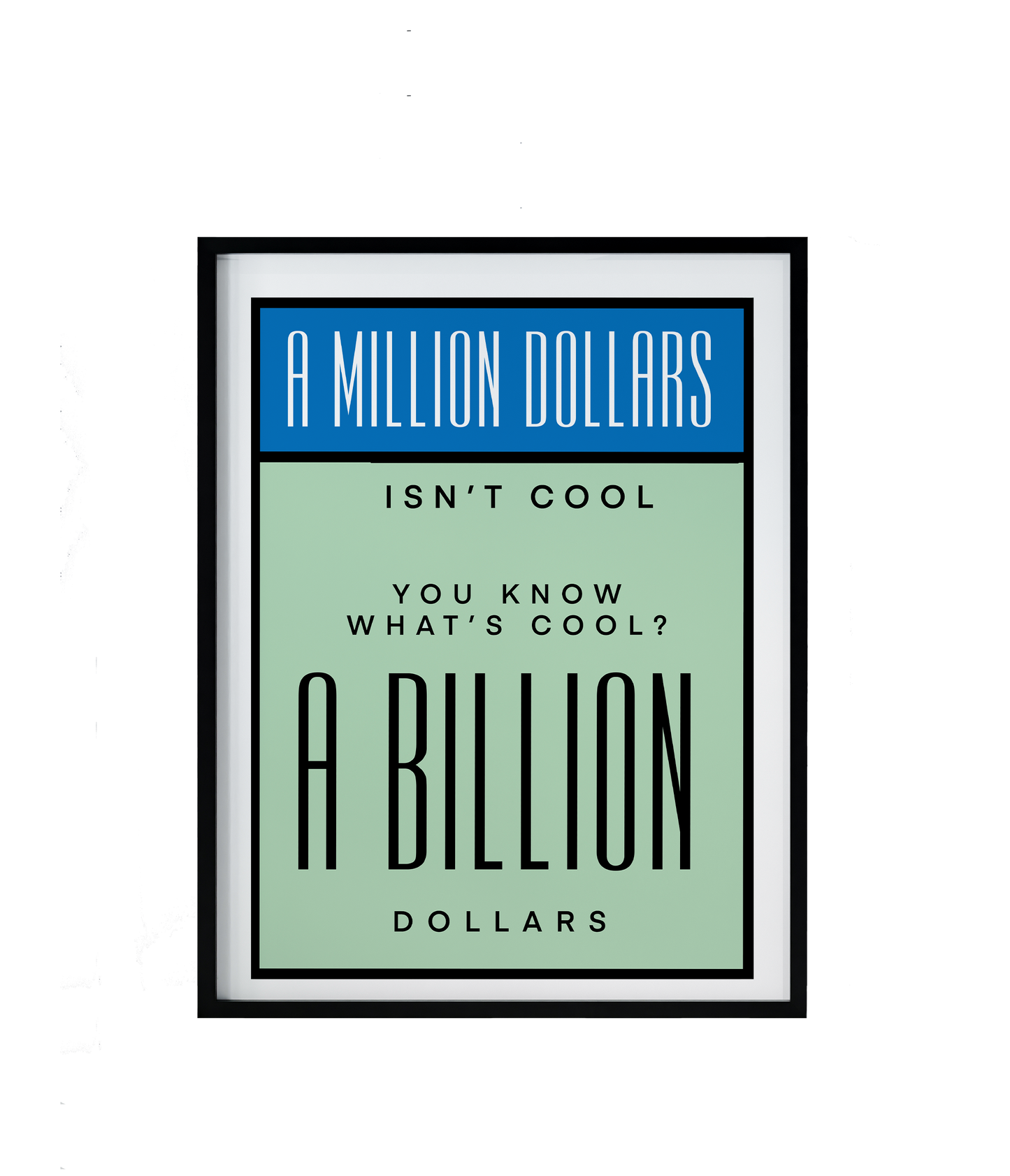 Monopoly - A billion dollars